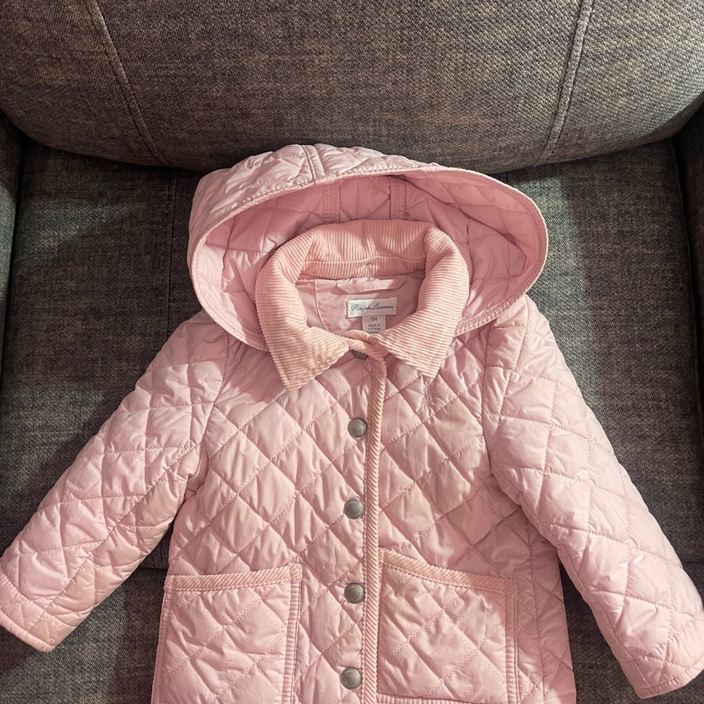 Pink Quilted Baby Jacket